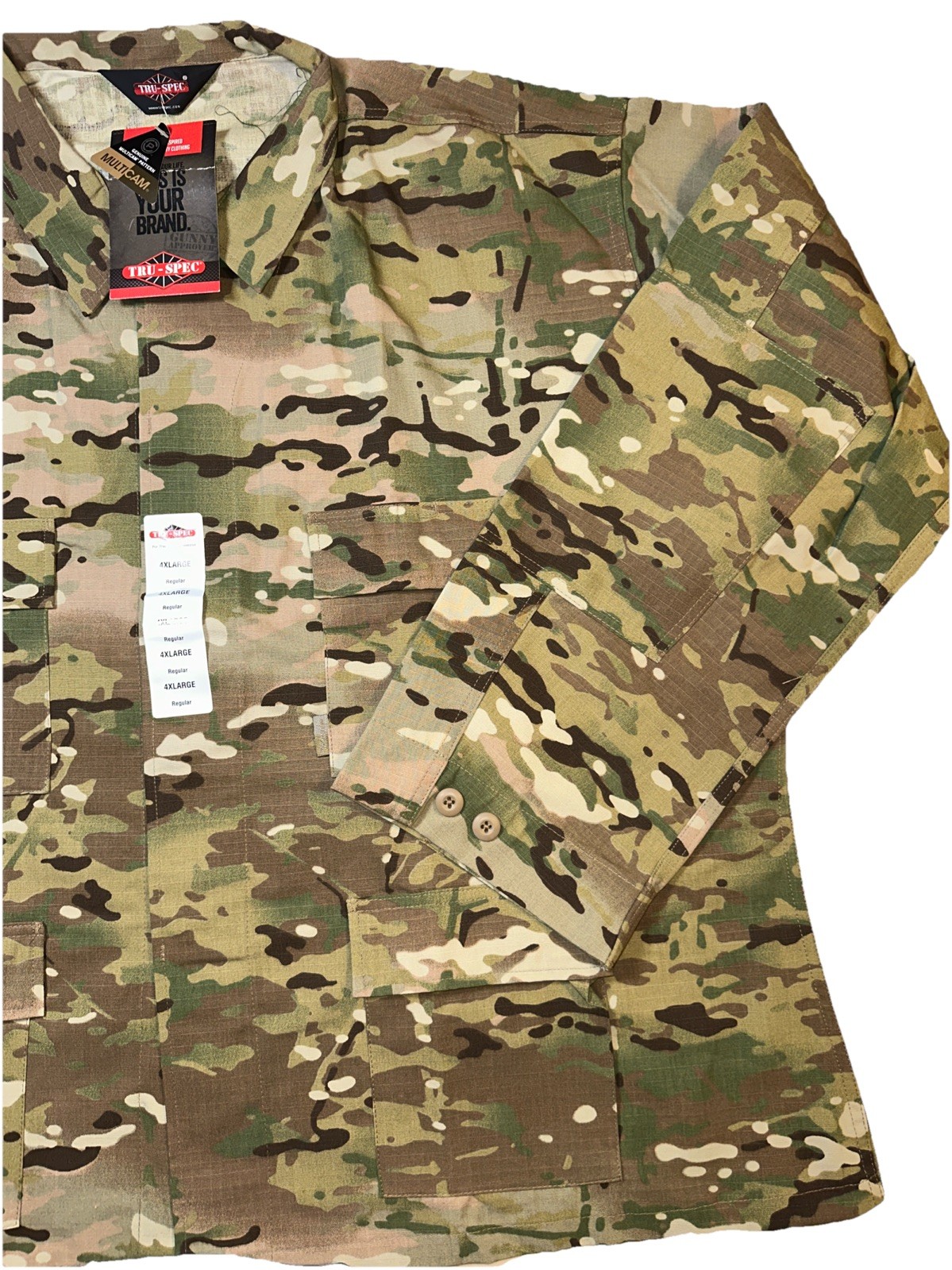 TRU-SPEC Multicam BDU Shirt 4 Pockets 4XLR