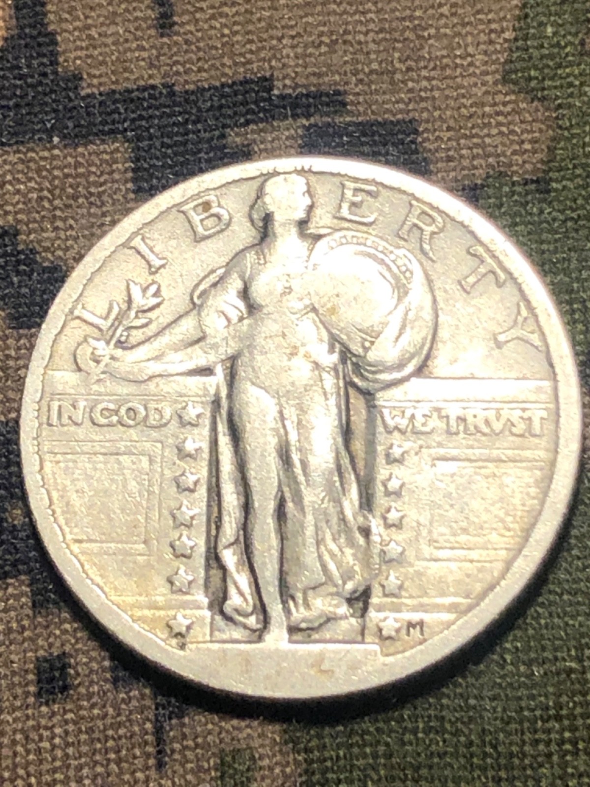 1924 standing liberty quarter (YOU GRADE) 90% Silver better date investment coin