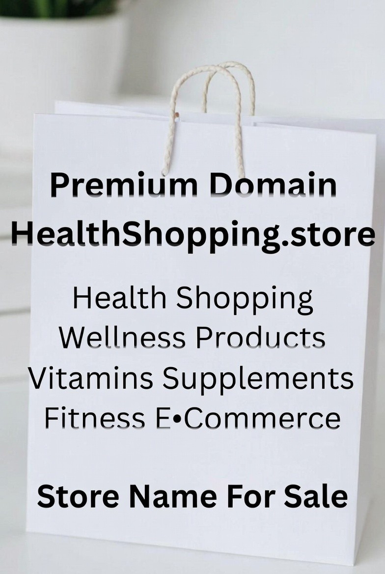 HealthShopping.store  – Fitness Health Shopping Domain Vitamins Supplements