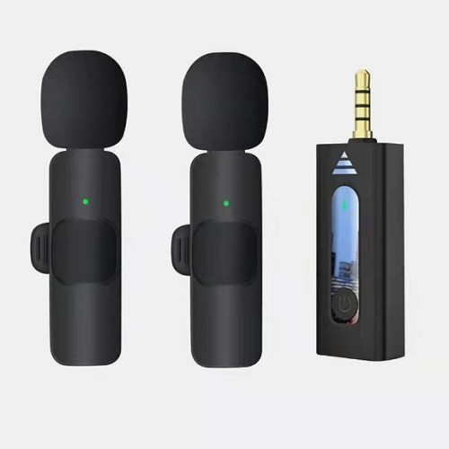 K35 Wireless Lavalier Microphone Noise Reduction Lapel Mic For Camera Recording