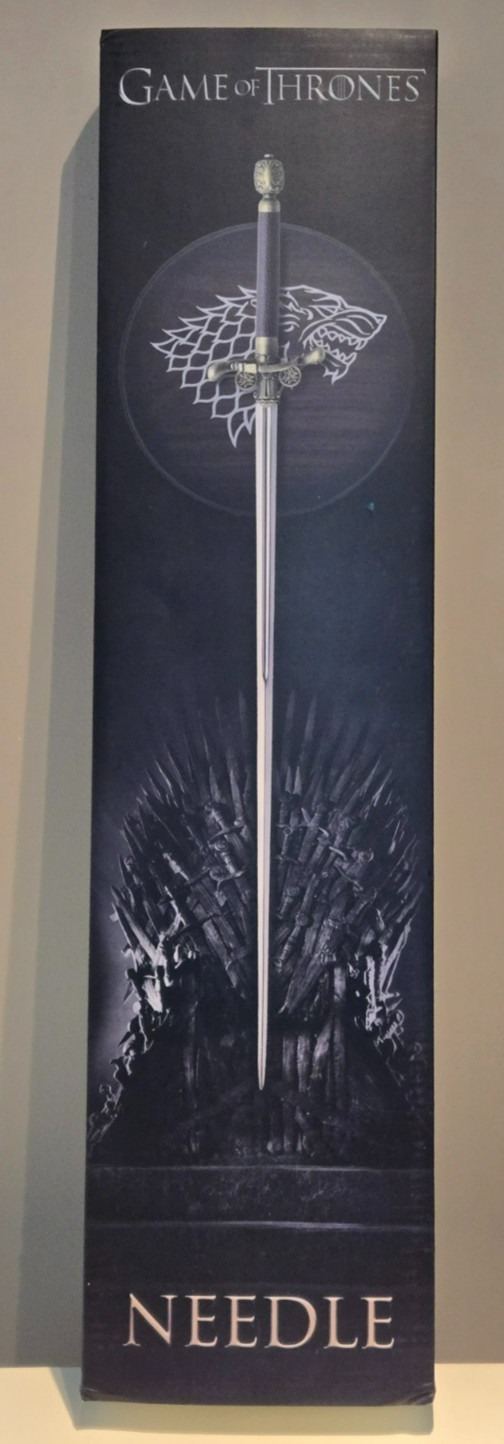 Game of Thrones Valyrian Steel NEEDLE Sword Replica w/ box