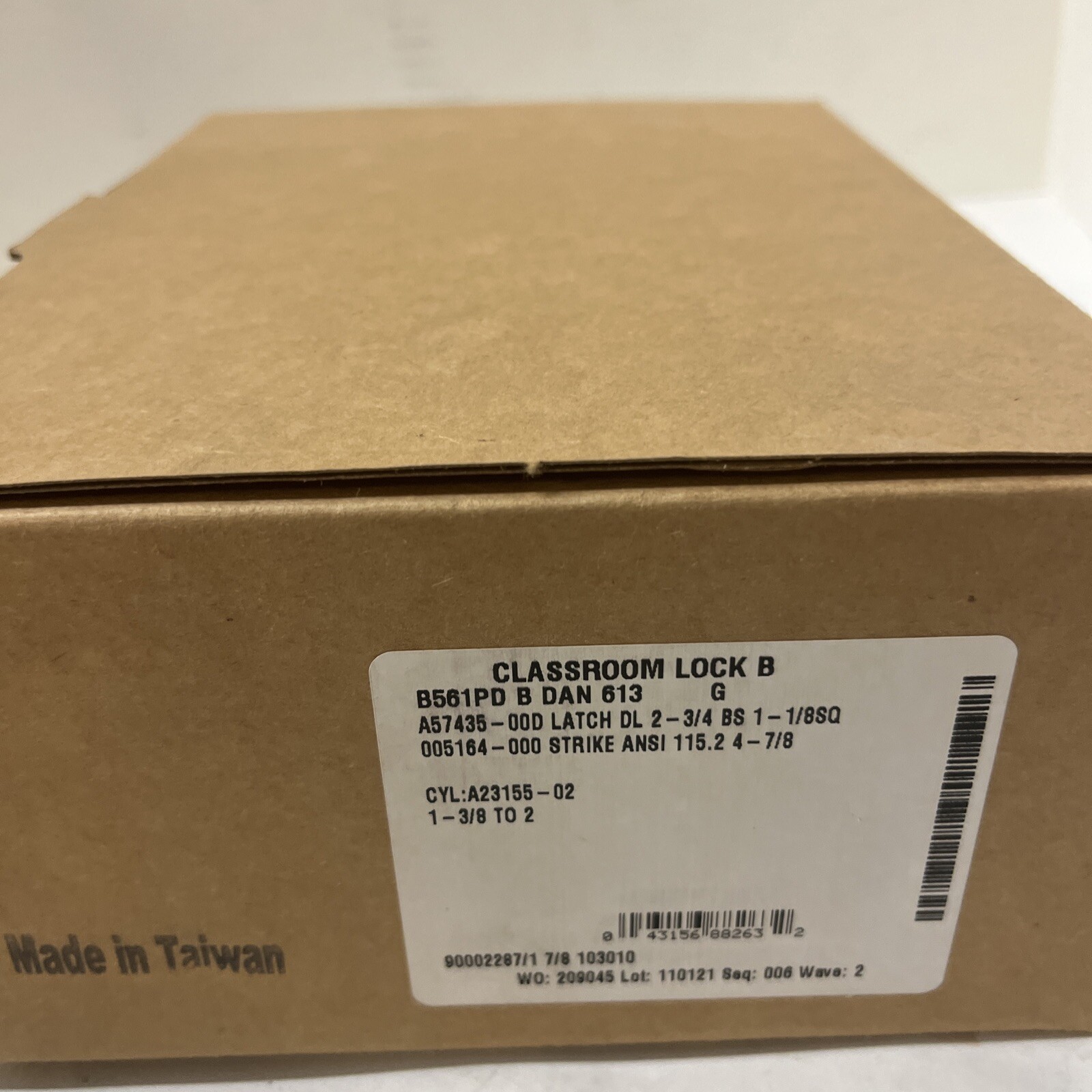 FALCON Classroom Lock B561PD B DAN 613 G