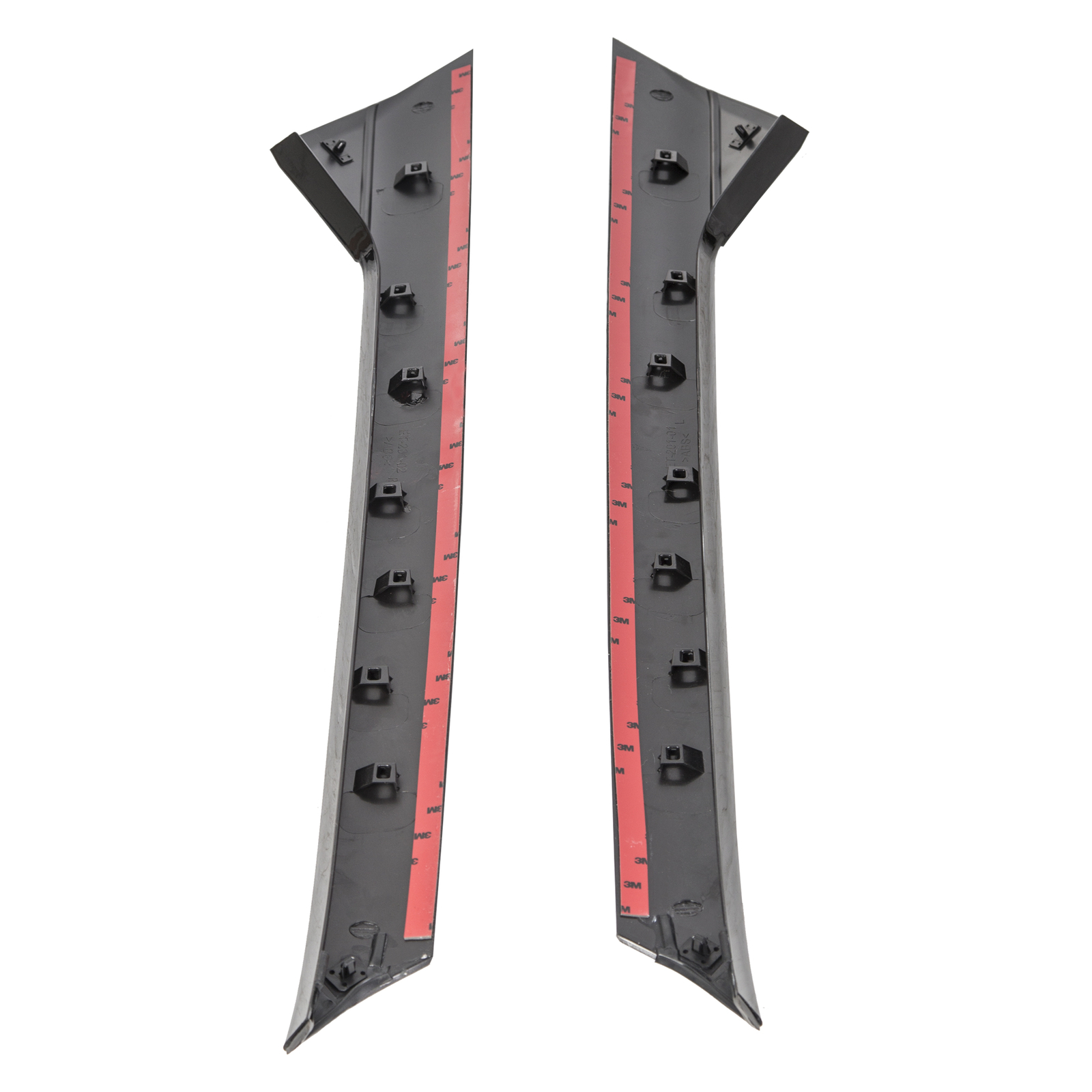Pair Inner & Outer Windshield A Pillar Molding Trim For Ford Explorer 2011-2019