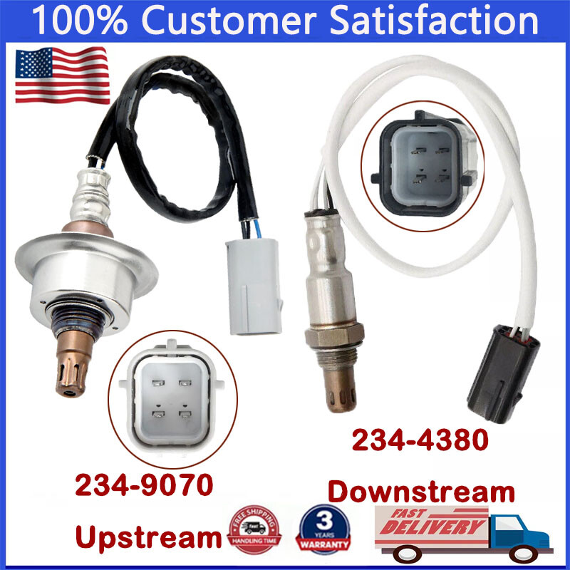 2PCS Up+Down Oxygen Sensor For 2007 Nissan Versa 1.8L L4 & Sentra 2.0L L4 4-Door