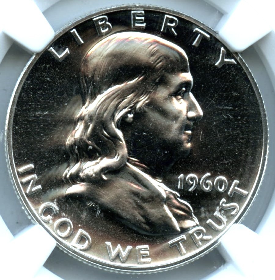 1960 Franklin Half Dollar, NGC PF68