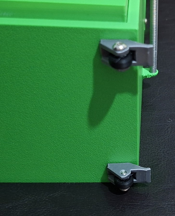 Snap-On High Quality 3D Printed Mini Toolbox * Pen Holder etc (Green) (Silver)