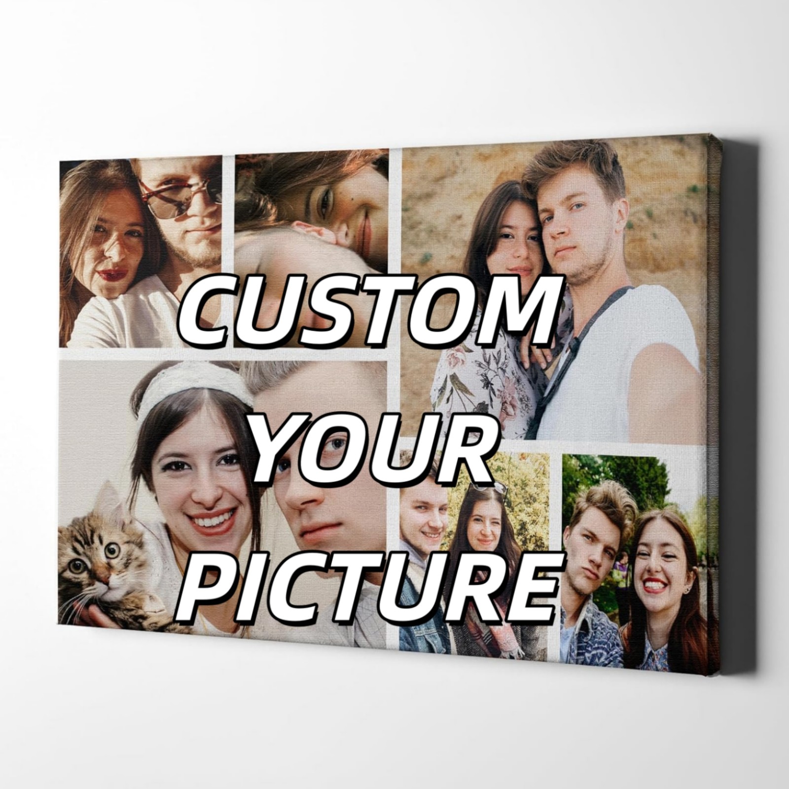 Custom Canvas Prints Personalized Photo Picture To Canvas for Couple's Gifts