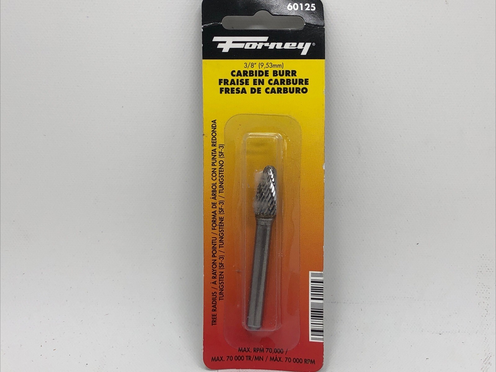 Forney 60125 Welding Carbide Burr 3/8" Tungsten (SF-3)