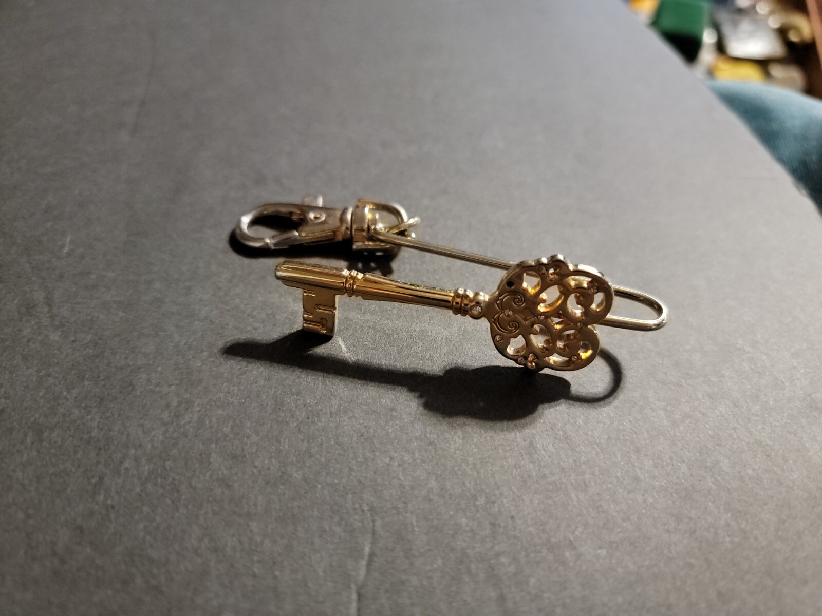 GOLDTONED SKELETON KEY