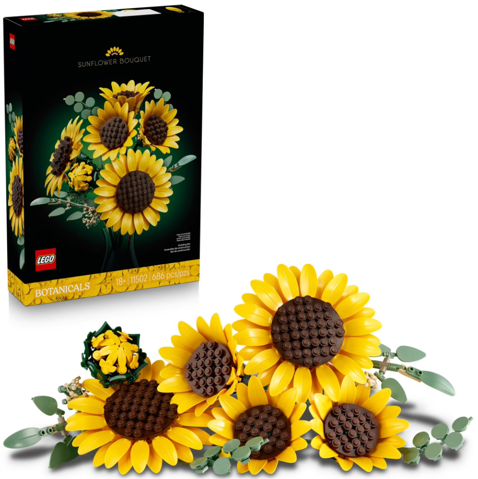 LEGO Botanicals Sunflower Bouquet Building Toy 11502