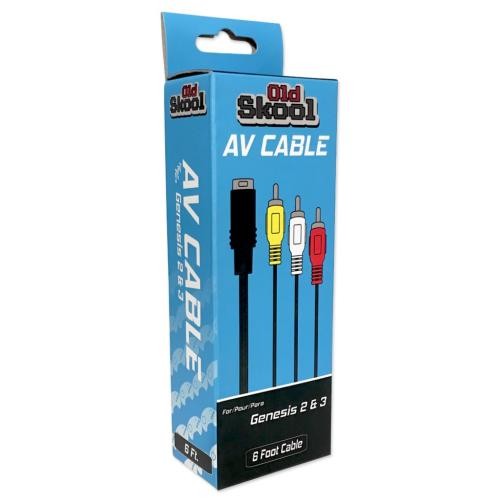 VIDEO GAMING OS-2185 AV Cable Sega Genesis 2/3 Audio Video Connection