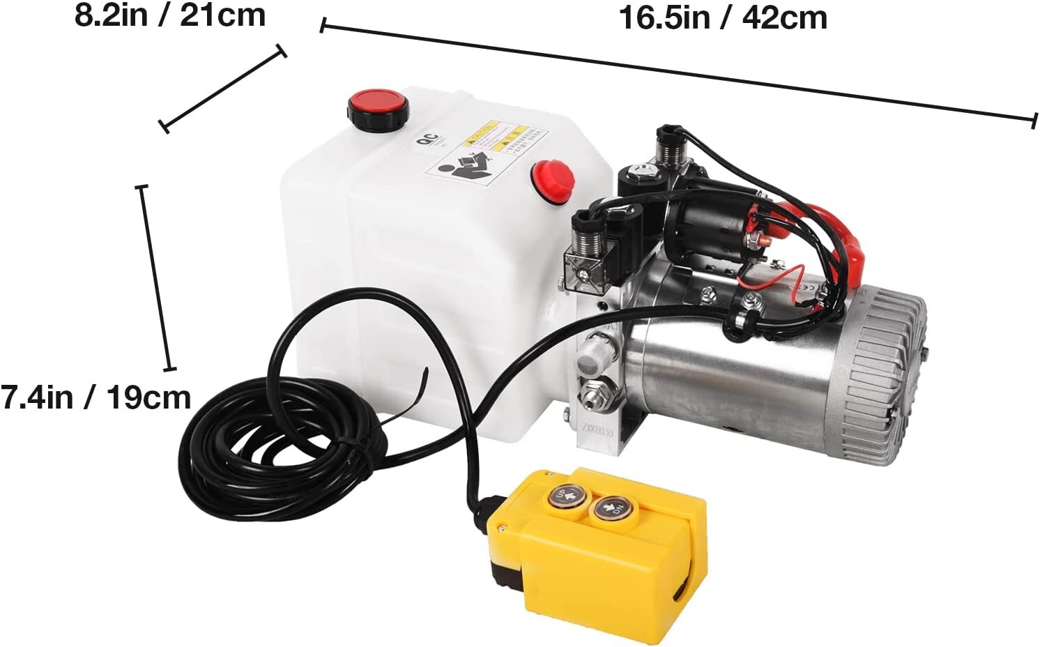 3 Quart Hydraulic Power Unit Pump Double Acting Dump Trailer Lifting Platforms