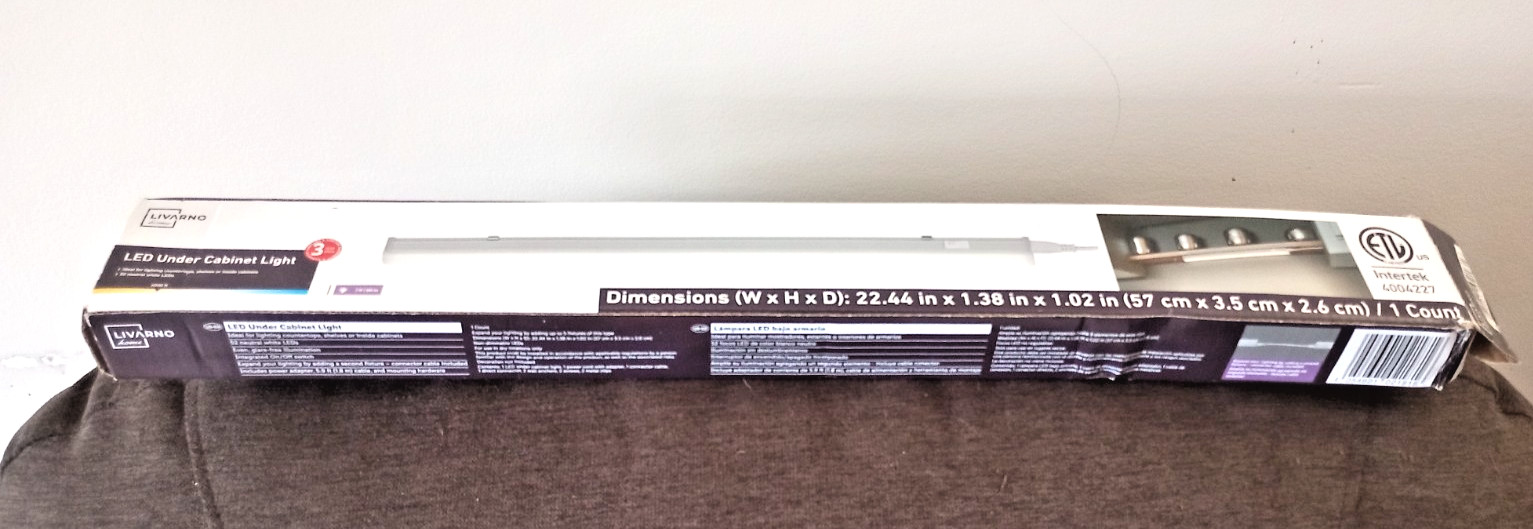 Livarno LED under cabinet light working used
