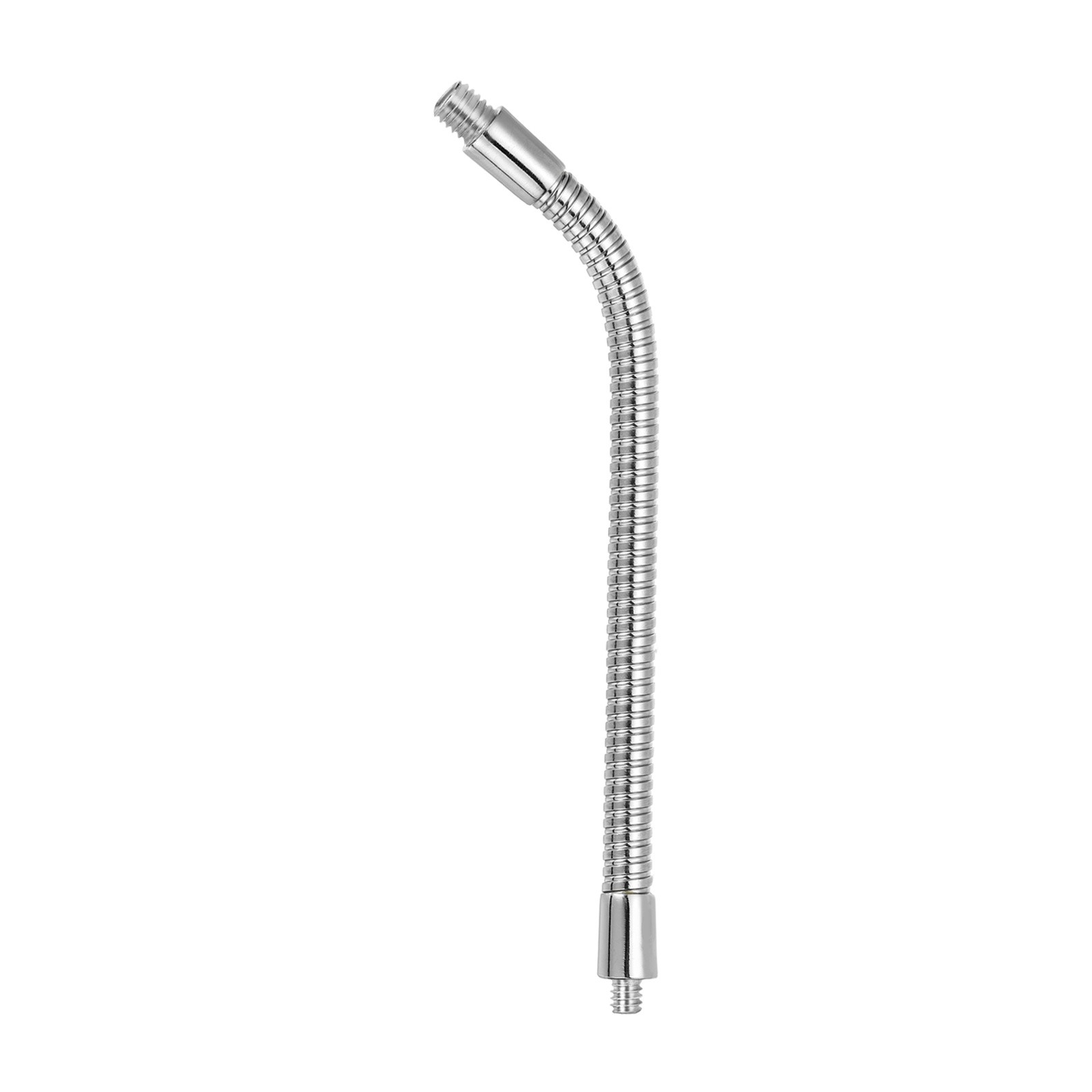1/4" Male to 3/8" Male Thread Heavy Duty 8" Gooseneck Tube, Chrome