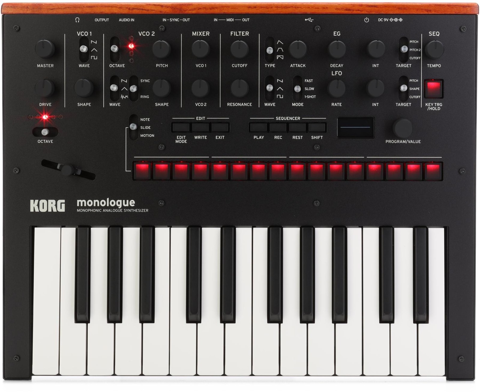 Korg monologue Analog Synthesizer - Black