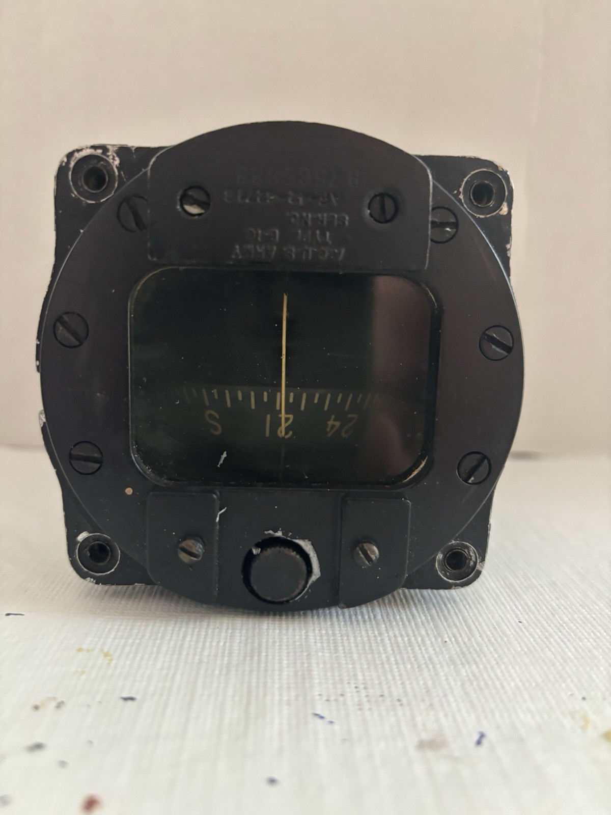 Vintage Aircraft Compass Type B-16. Made In USA