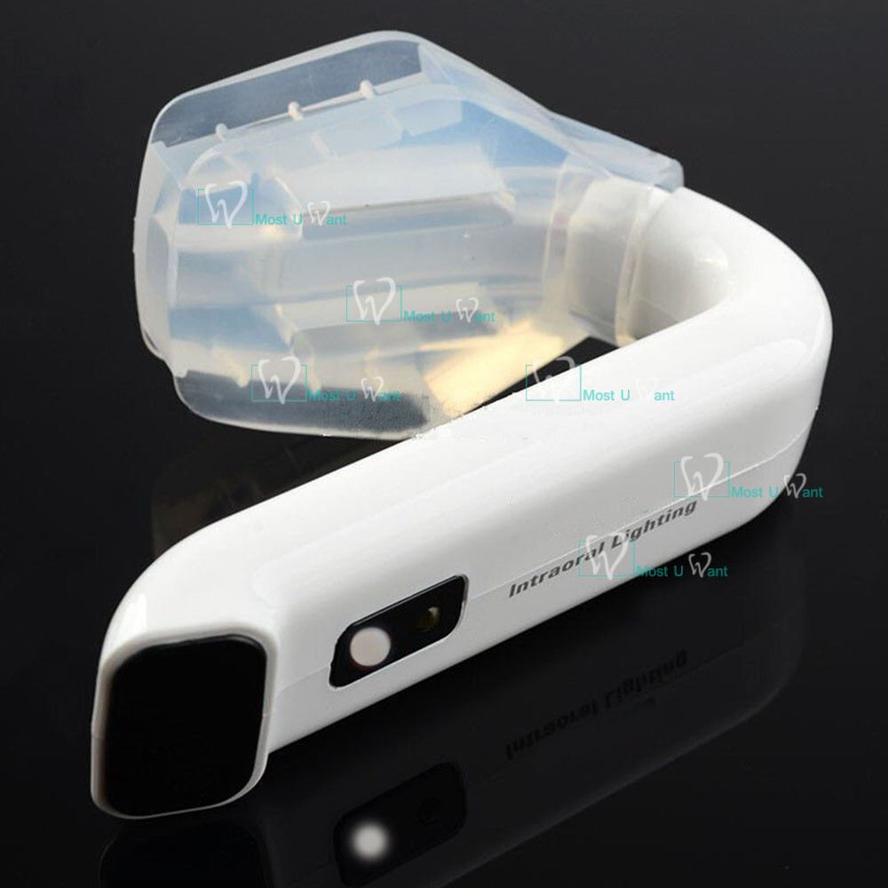 Dental Wireless Chargeable Intro Oral LED Lamp Easy Bite Blocks Light USA Ship