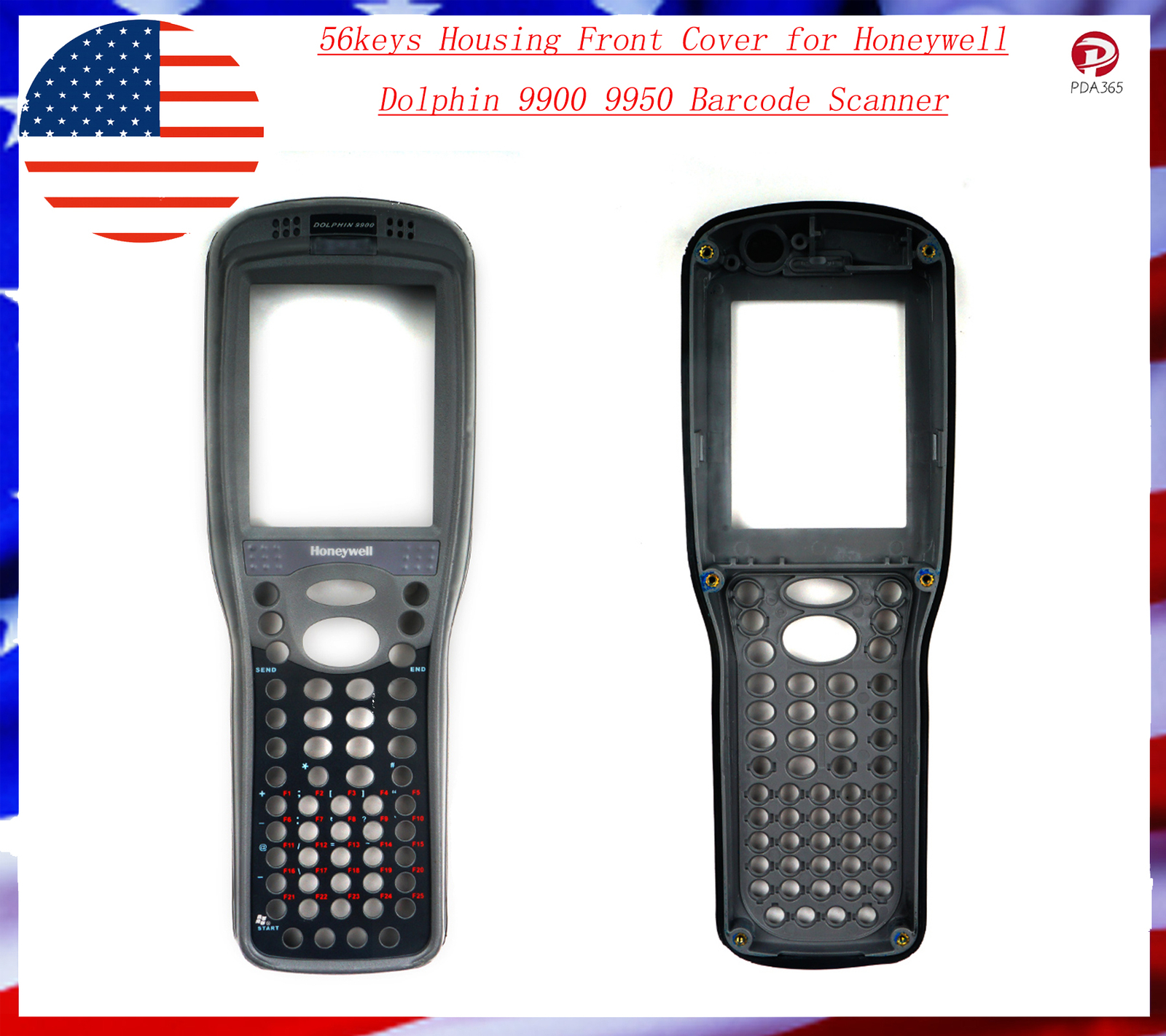 56keys Housing Front Cover for Honeywell Dolphin 9900 9950 Barcode Scanner