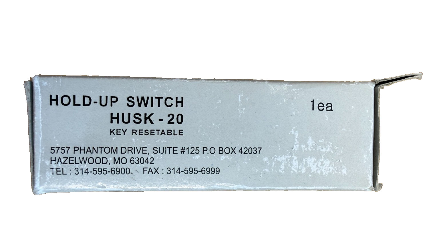 Amseco HUSK-20 Hold-Up Switch with Status Window
