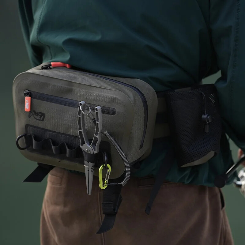 Fishing Tackle Bag Crossbody Waist Fanny Pack Coarse Waterproof Outdoor Storage