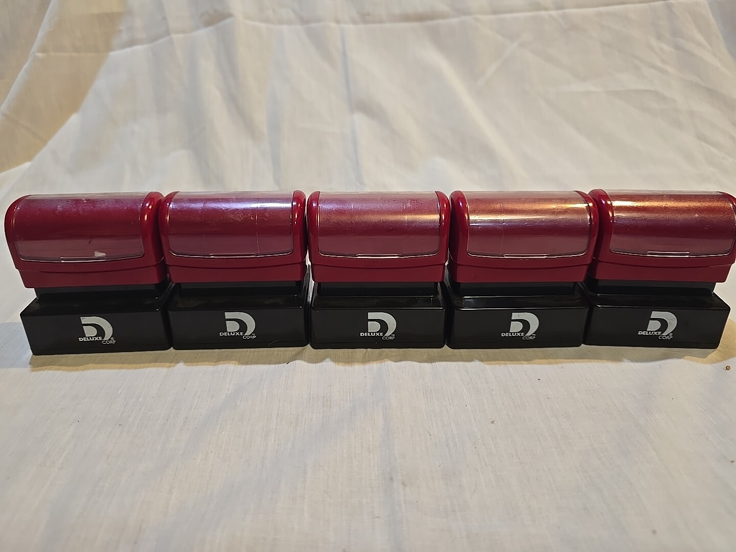 Name & Address Stamper Small Self Inking / Deluxe Lot Of 5 Shipping Stamp B4