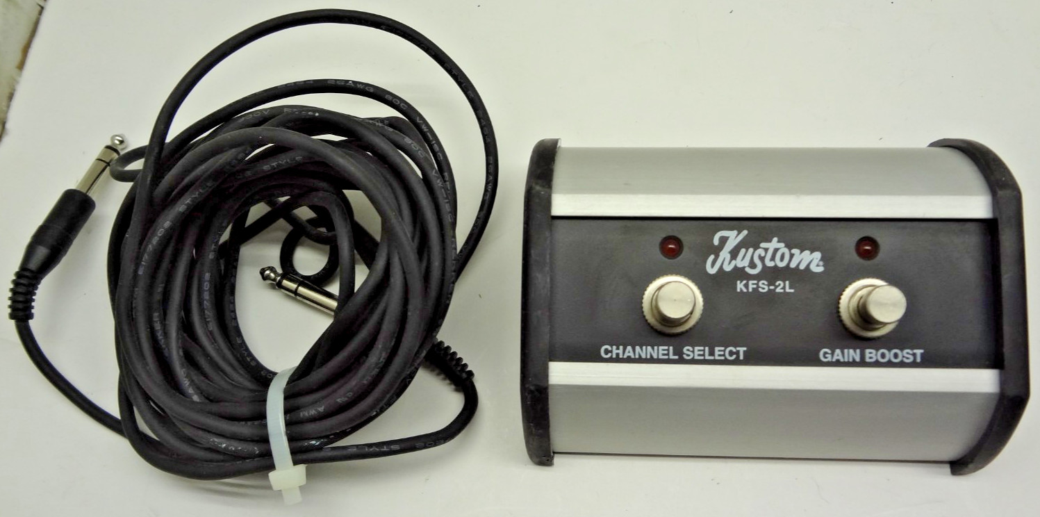 Kustom Amplifier Foot Switch KFS-2L - FREE SHIPPING!!!