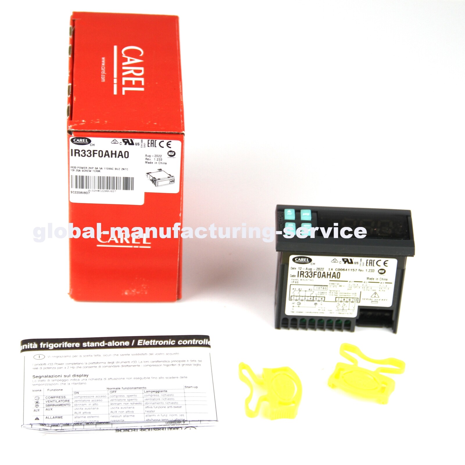 NEW CAREL IR33F0AHA0 Temperature Controller