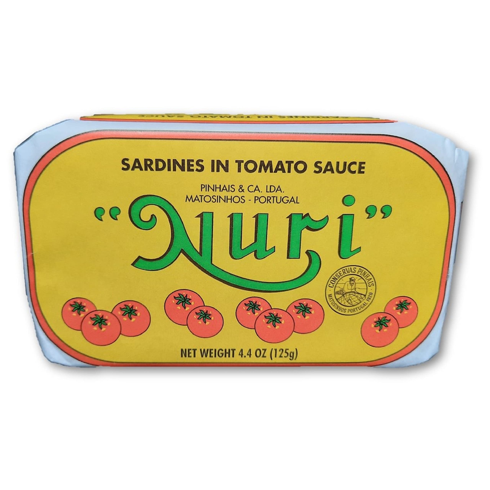 NURI Portuguese Sardines in Tomato Sauce 4.4oz Can Authentic Seafood