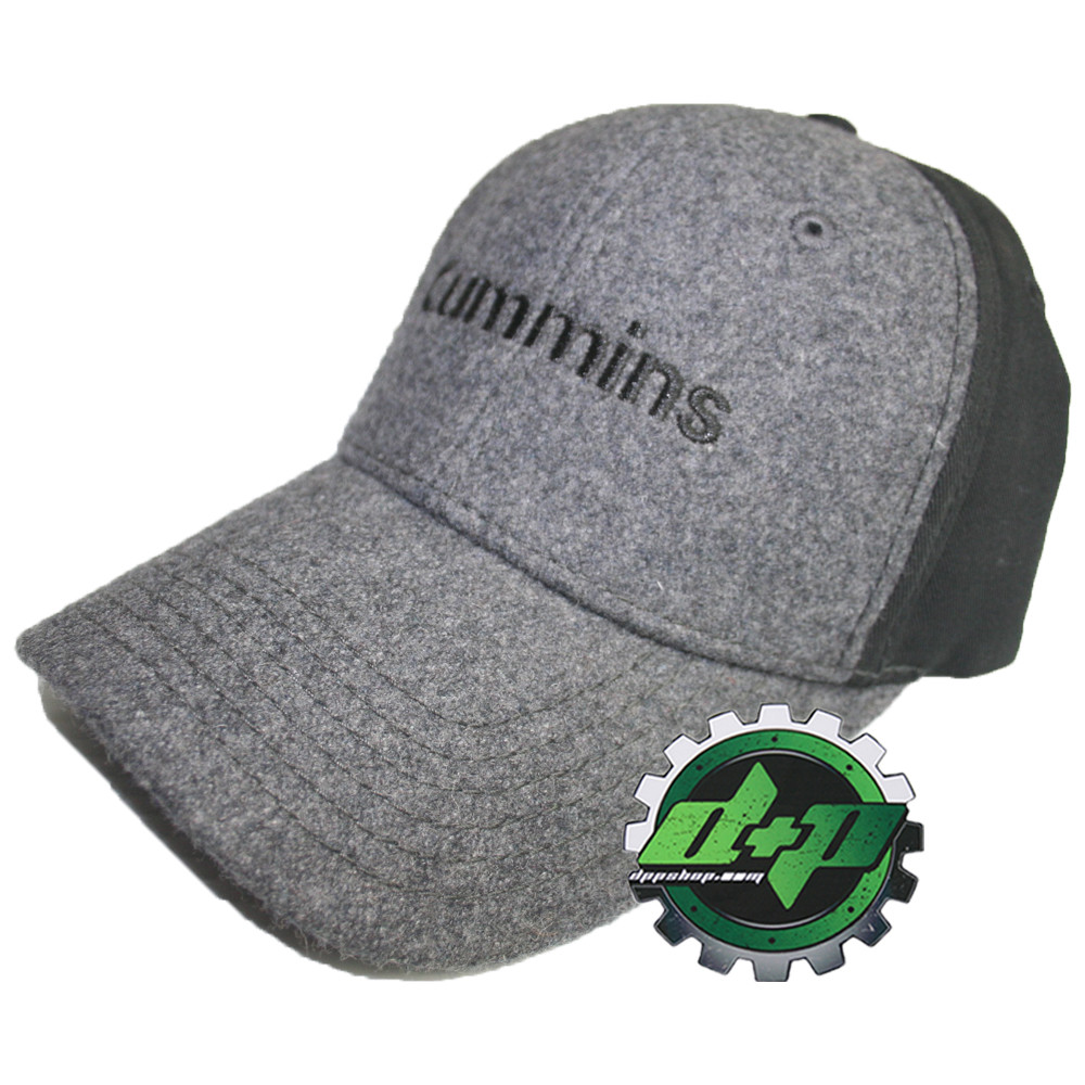 Cummins Bighorn hat ball cap truck diesel gear mega cab dually Gray Wool