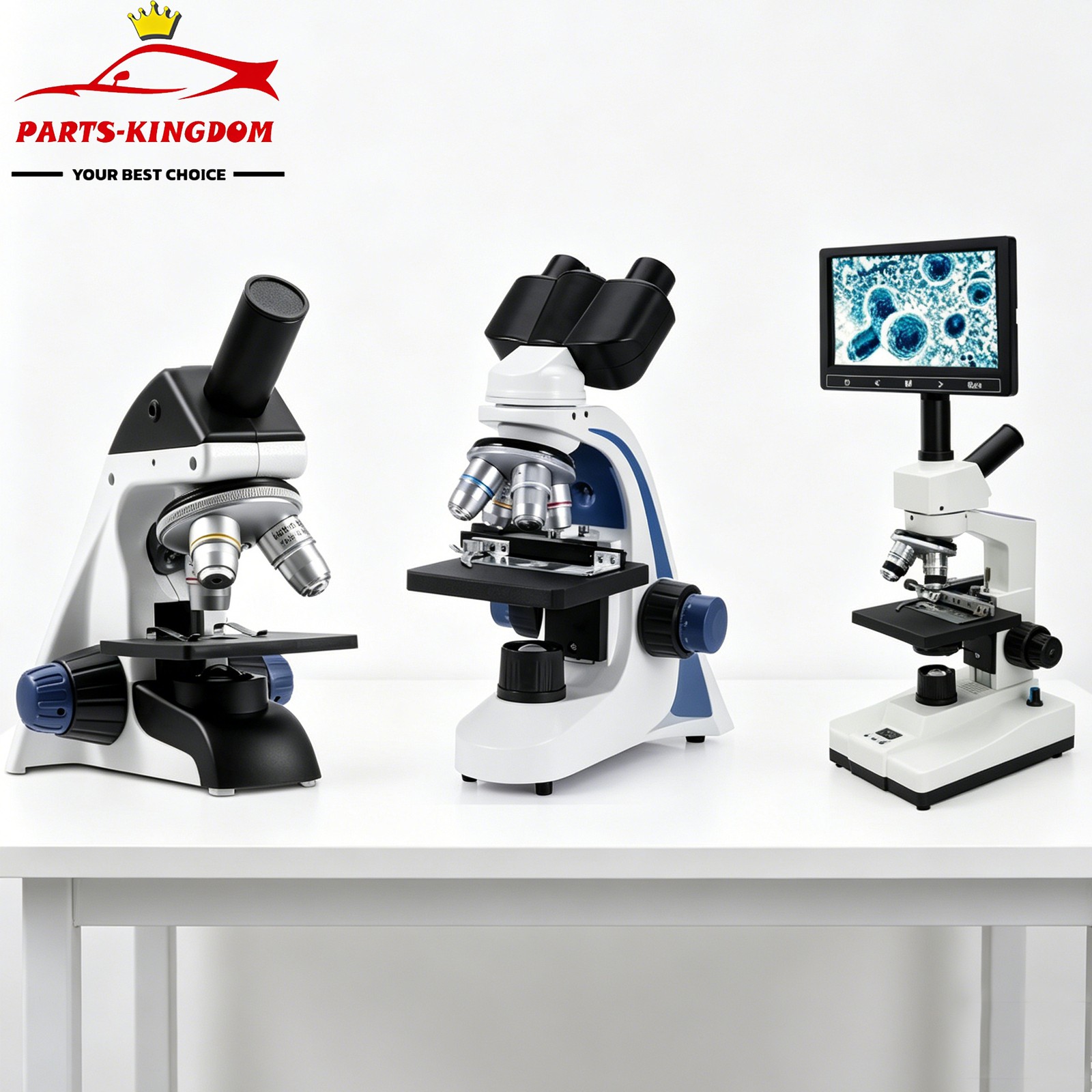 Monocular/Binocular Compound Microscope- 40X-2000X/2500X (Optional) for Lab Scho