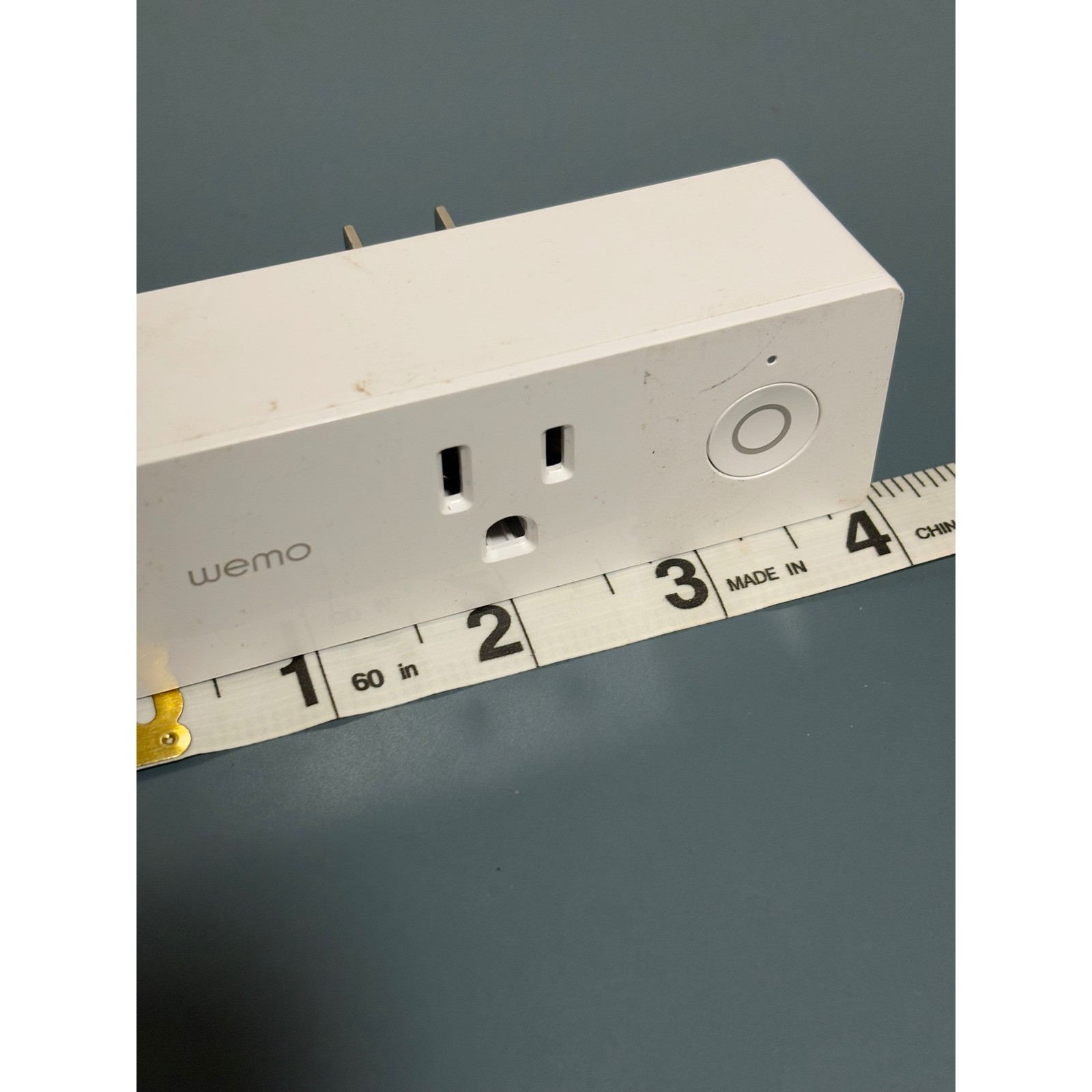 Wemo Mini Smart Plug WiFi Enabled Outlet Remote Control White F7C053