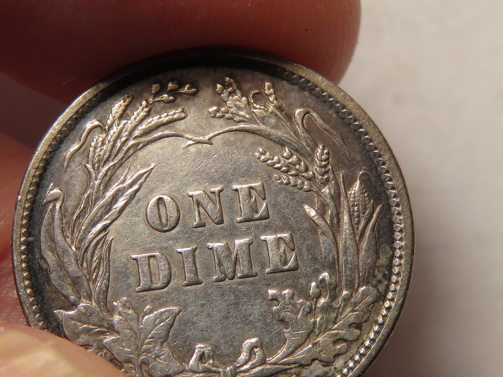 1899-P Barber Dime Grading AU/Unc.