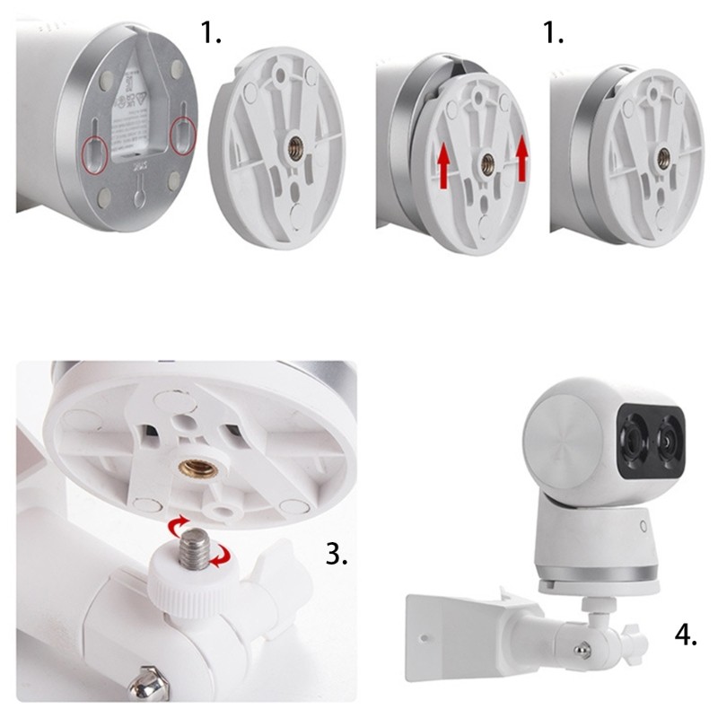 Adjustable Security Camera Wall Mount Rack Stand Easy Installation No Tools Need