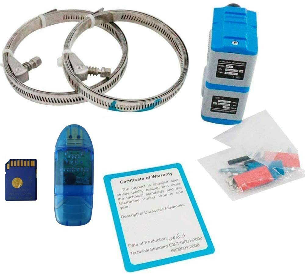 Ultrasonic Flow Measurement Flow Meter With SD Card Data Logger DN50 to 700mm