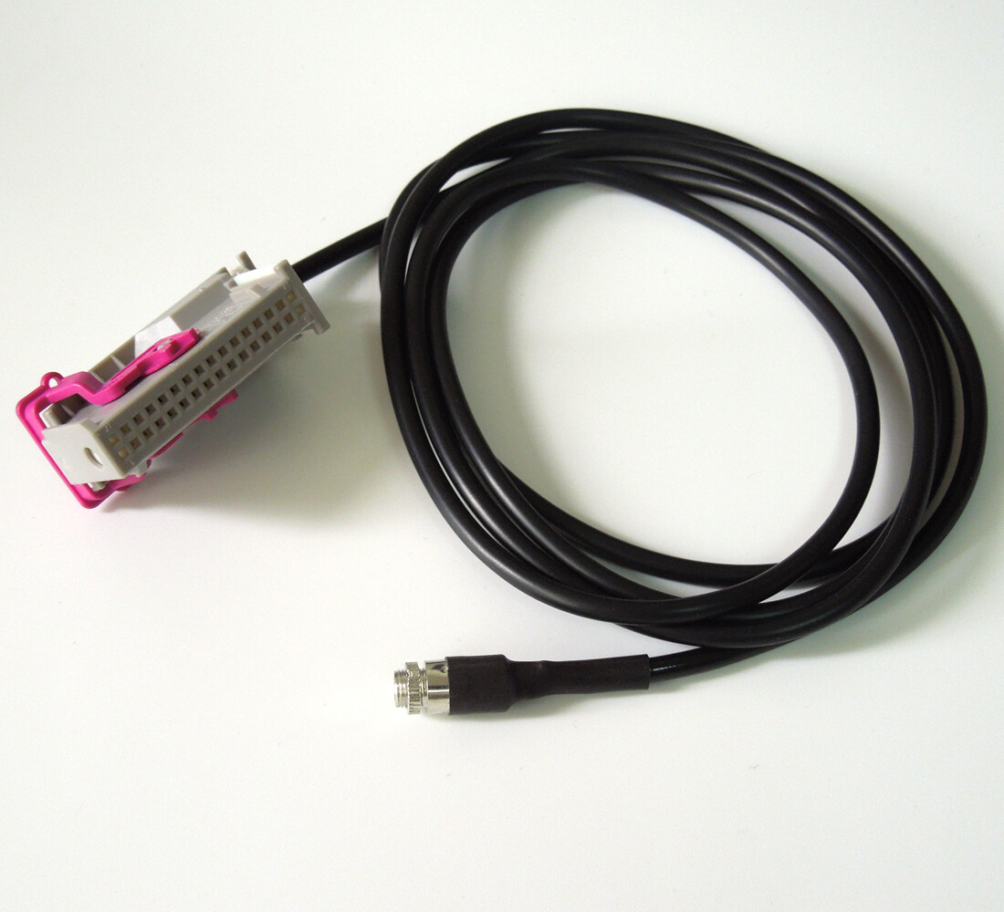 Car RNS-E Navigation Plus Aux Input 32-Pin Female Cable For Audi A6 A8 TT A3 A4