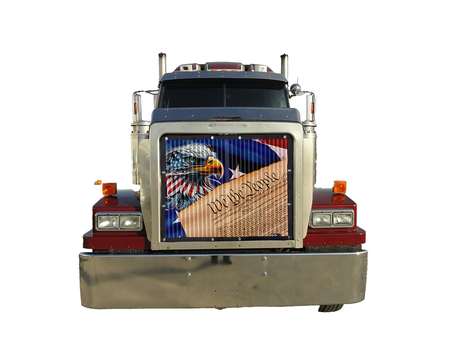 Western Star 4800/4900/EX/FX/SX/5800SS Premium Patriotic Mesh Bug Screen 86066