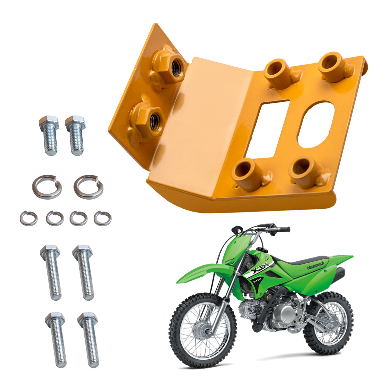 Mount Cradle Frame Bracket Kit For Kawasaki KLX110 Fit Suzuki DRZ110 New