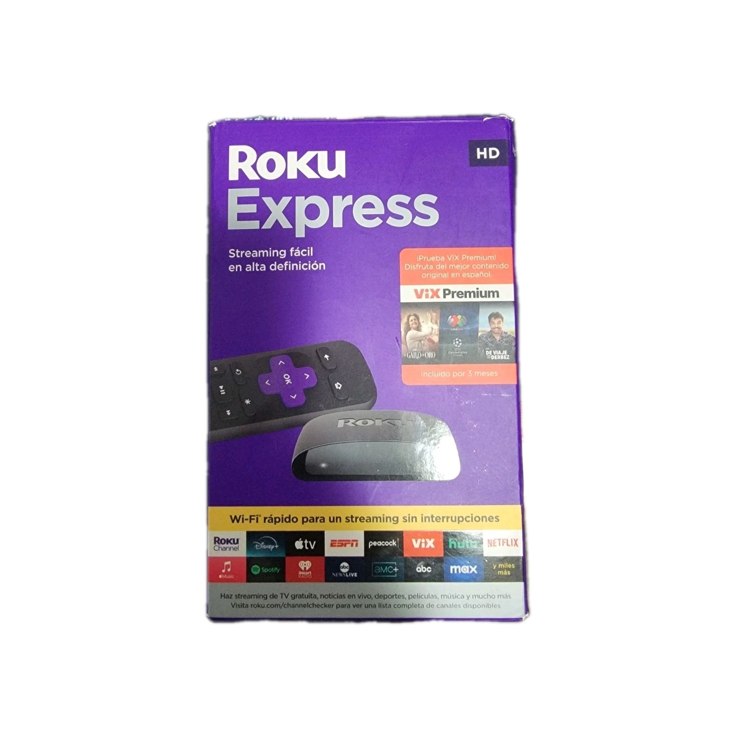 Roku Express Dispositivo de Streaming HD para TV (Spanish No Size, Black