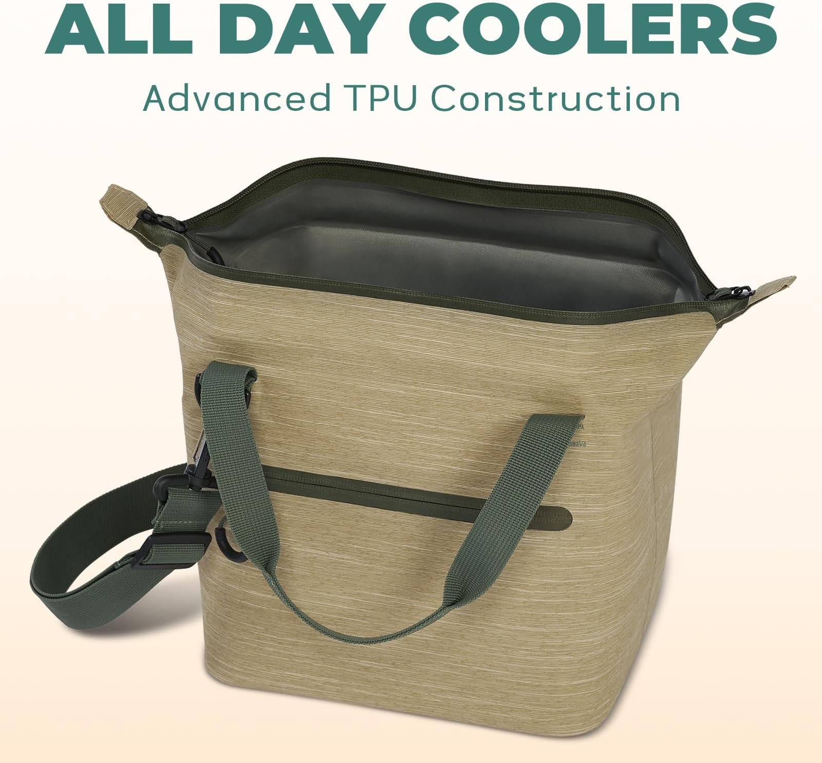 Coldbee Cooler Bag - Small Insulated Cooler Bag with Adjustable Shoulder Stra...