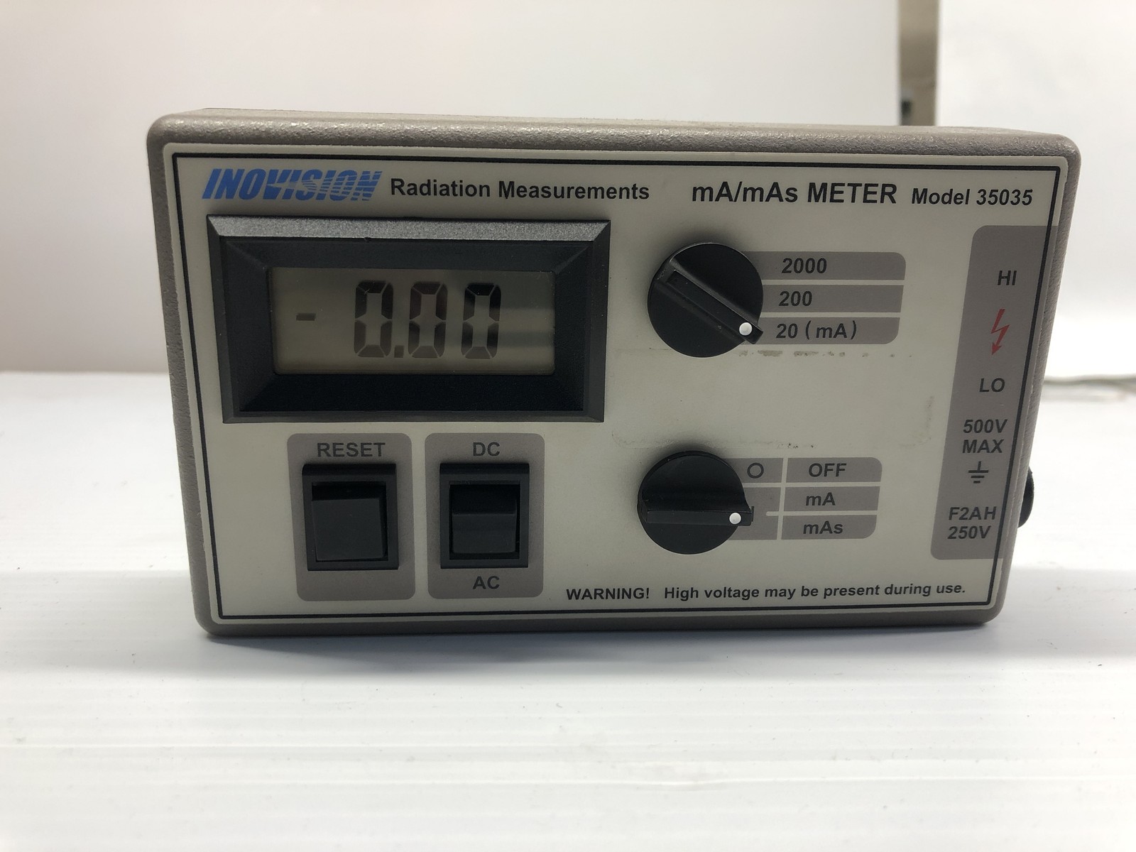 Inovision Radiation Measurements 35035 mA mAs Meter MED