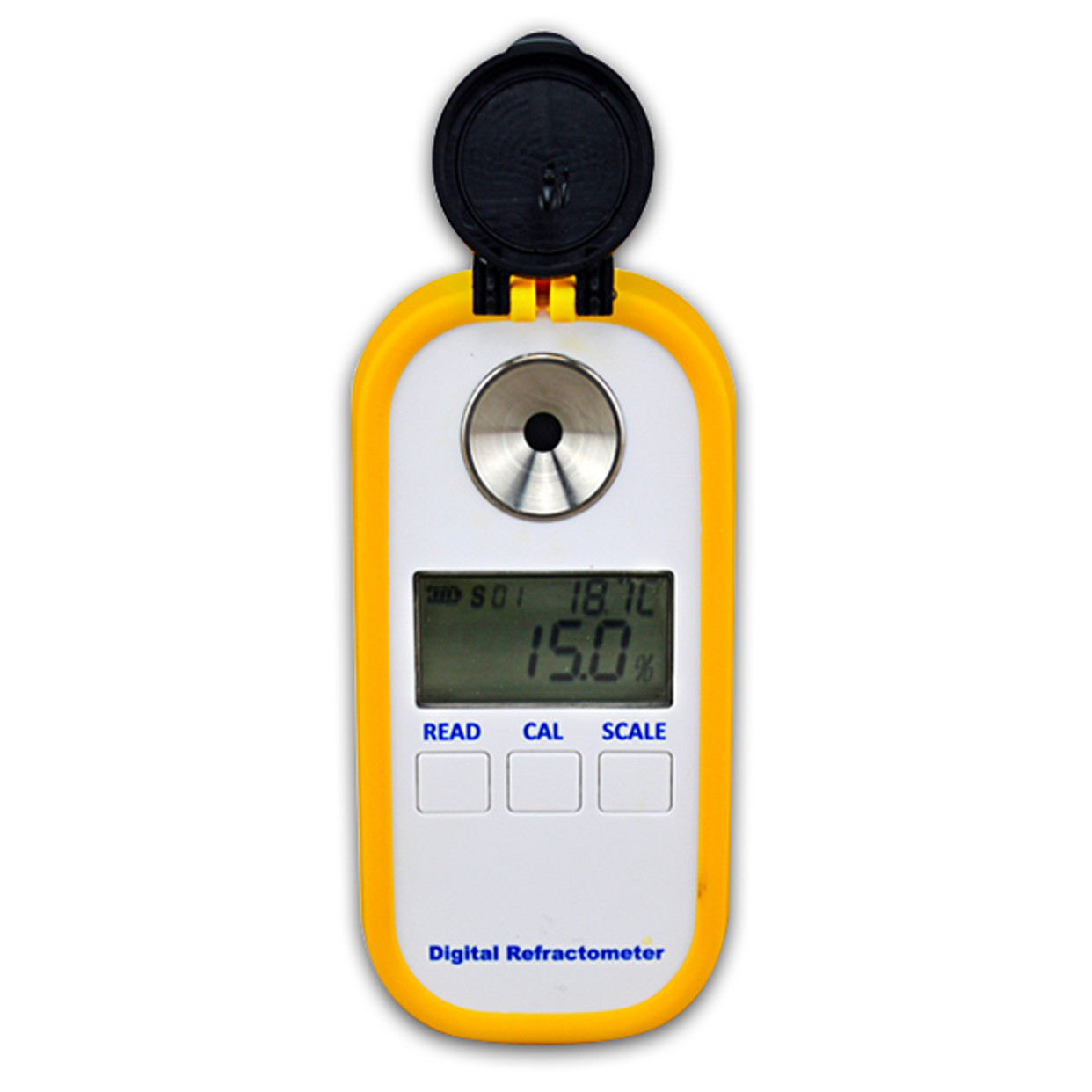 Digital Brix Refractometer Meter Honey Sugar Content Tester with Range 0 to 50%
