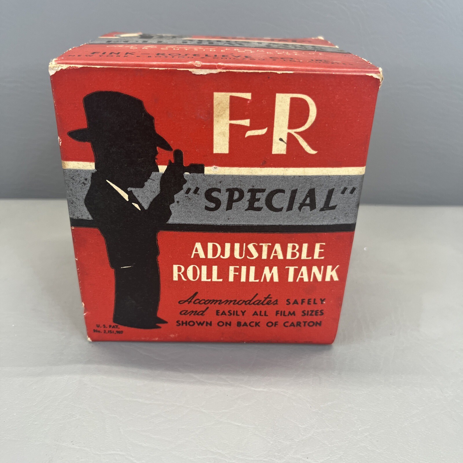 Fink Roselieve FR Special Adjustable Rill Film Tank Advertising Box Photography
