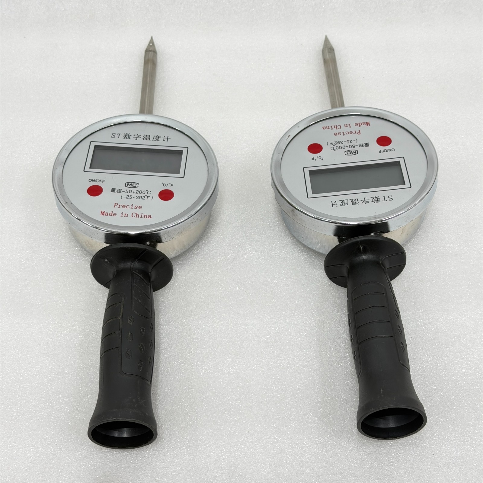 LOT OF 2 ST DIGITAL THERMOMETER WMZ-200 10CM PROBE -50°C TO +200°C FASTSHIP