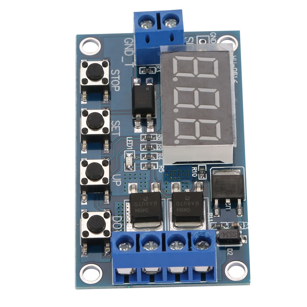12V-24V Pulse Signal Cycle Delay Timer Switch MOS Control Board❀