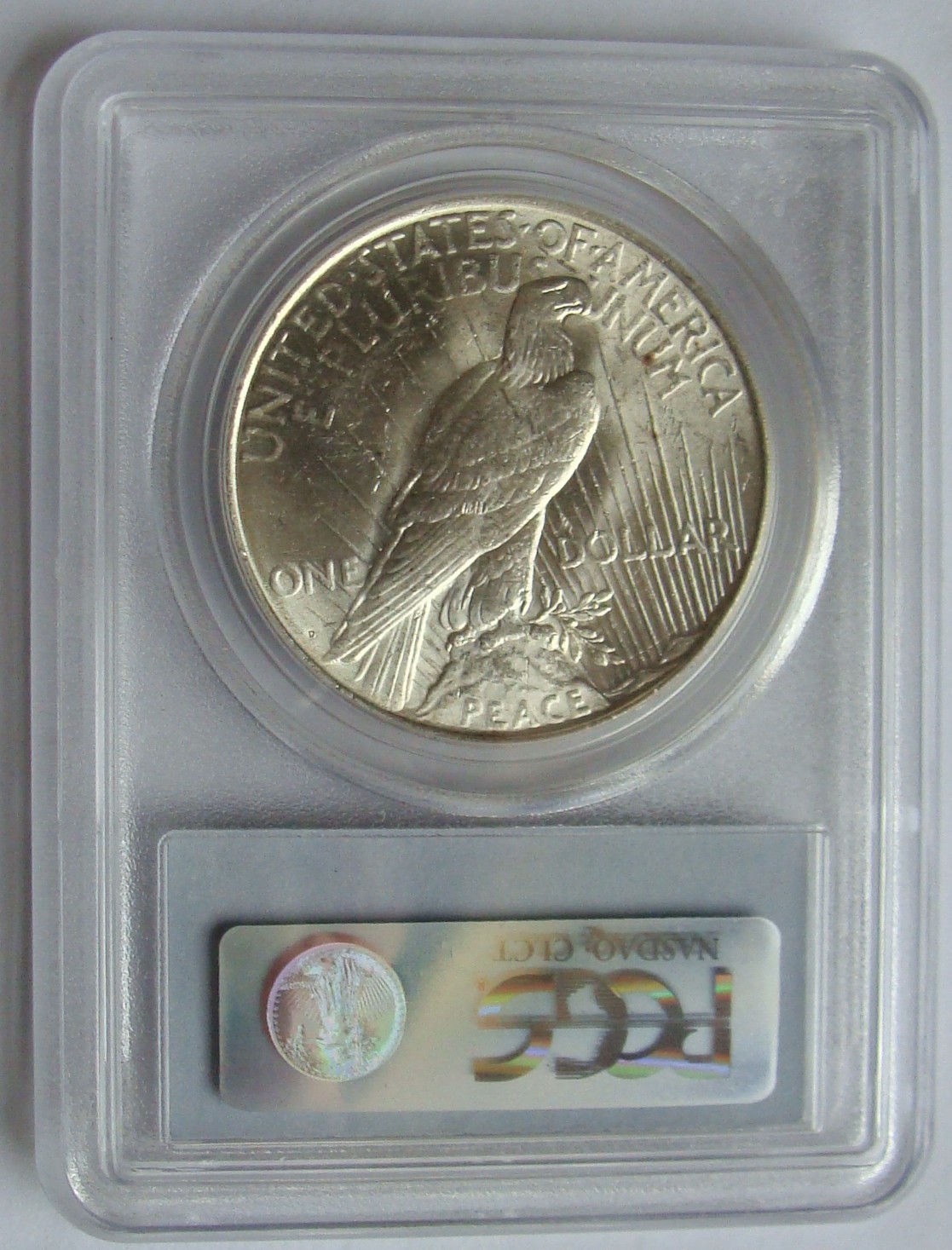 PCGS 1927 D MS 61 PEACE DOLLAR