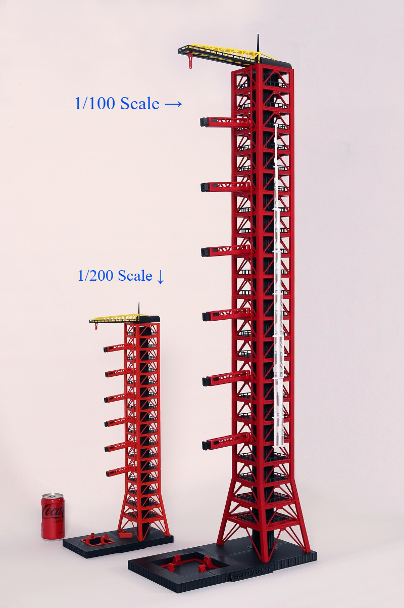 For NASA Saturn V 1/400 1/200 1/144 1/100 Launching Tower Frame Build Model