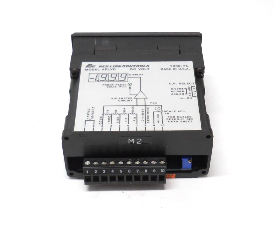 RED LION APLVD400 VOLT METER, DC VOLT, MODEL APLVD