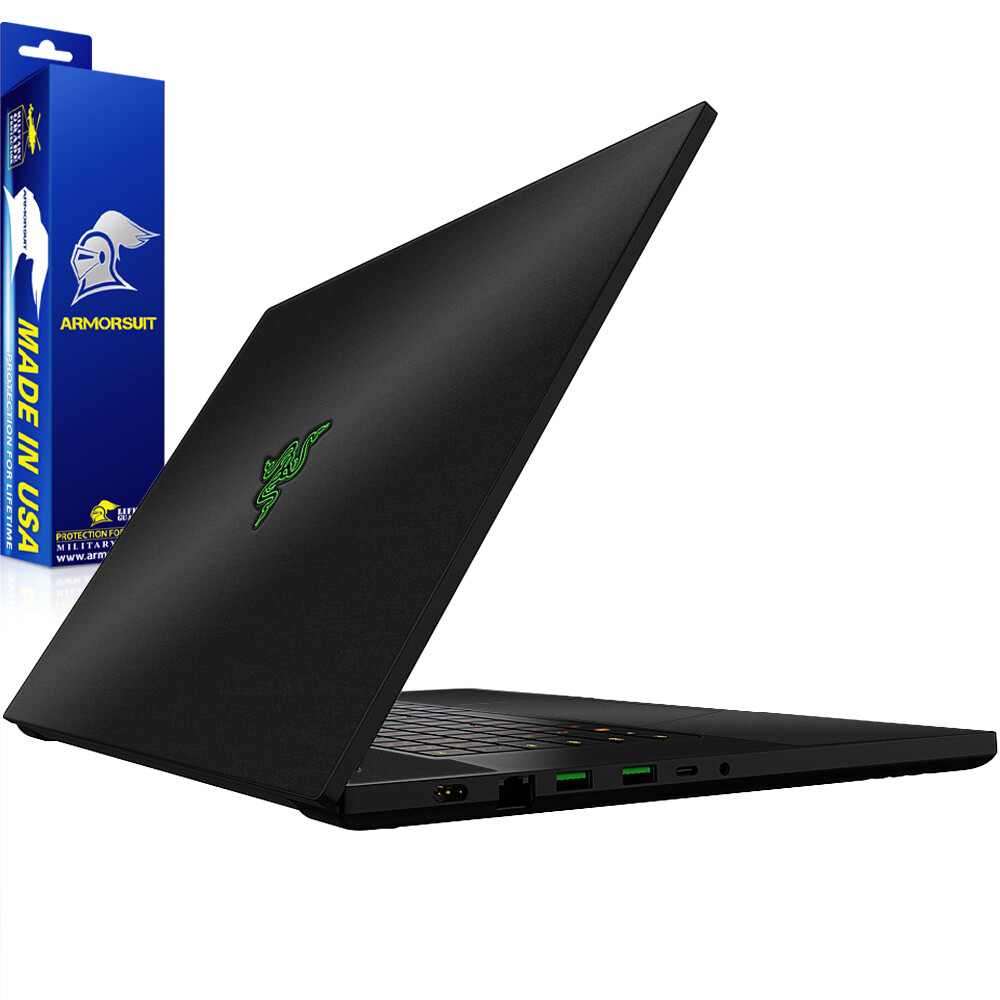 Armorsuit Matte Metallic Black Vinyl  Skin Wrap Film for Razer Blade 16 USA