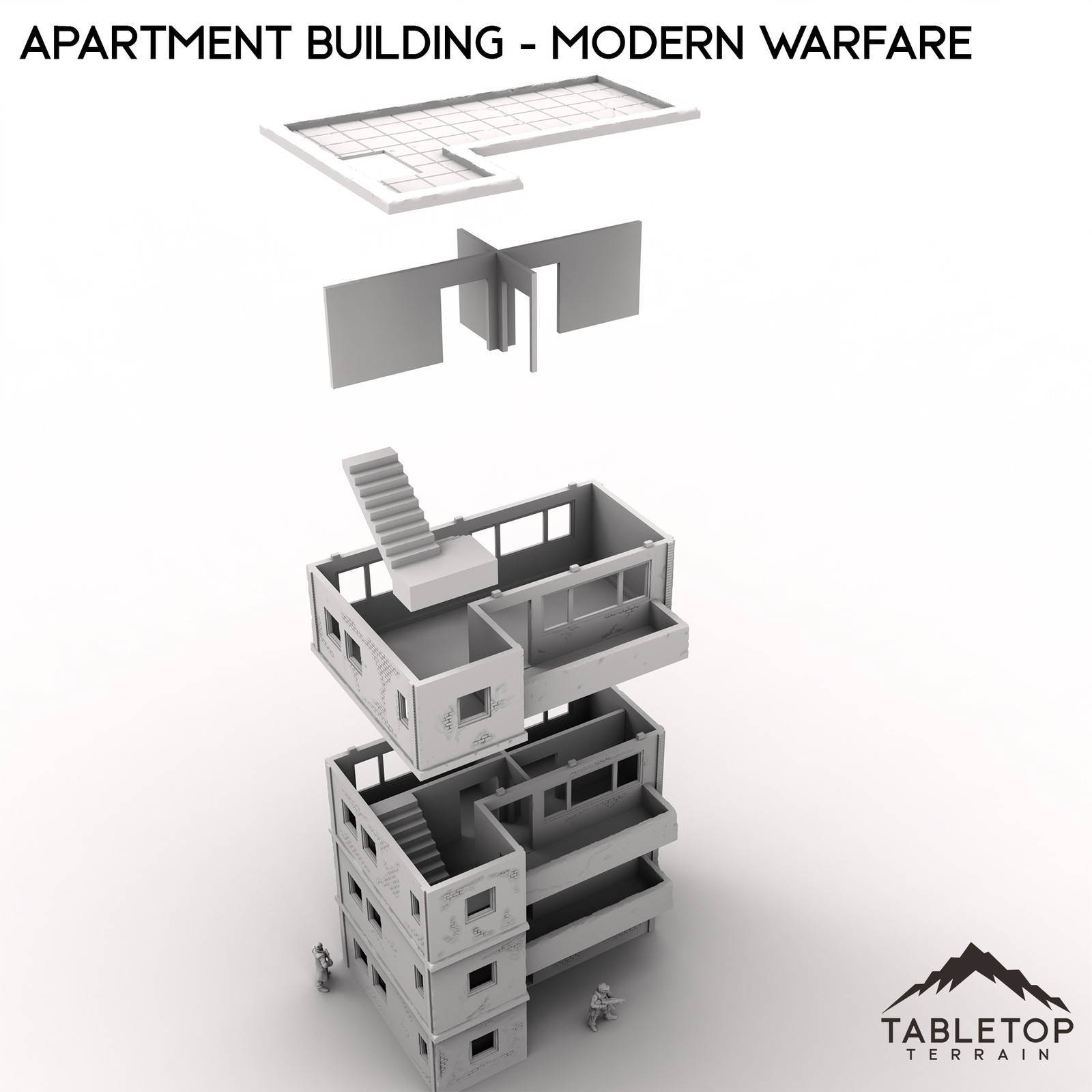 Apartment Building - Modern Warfare - MCP Tabletop Terrain