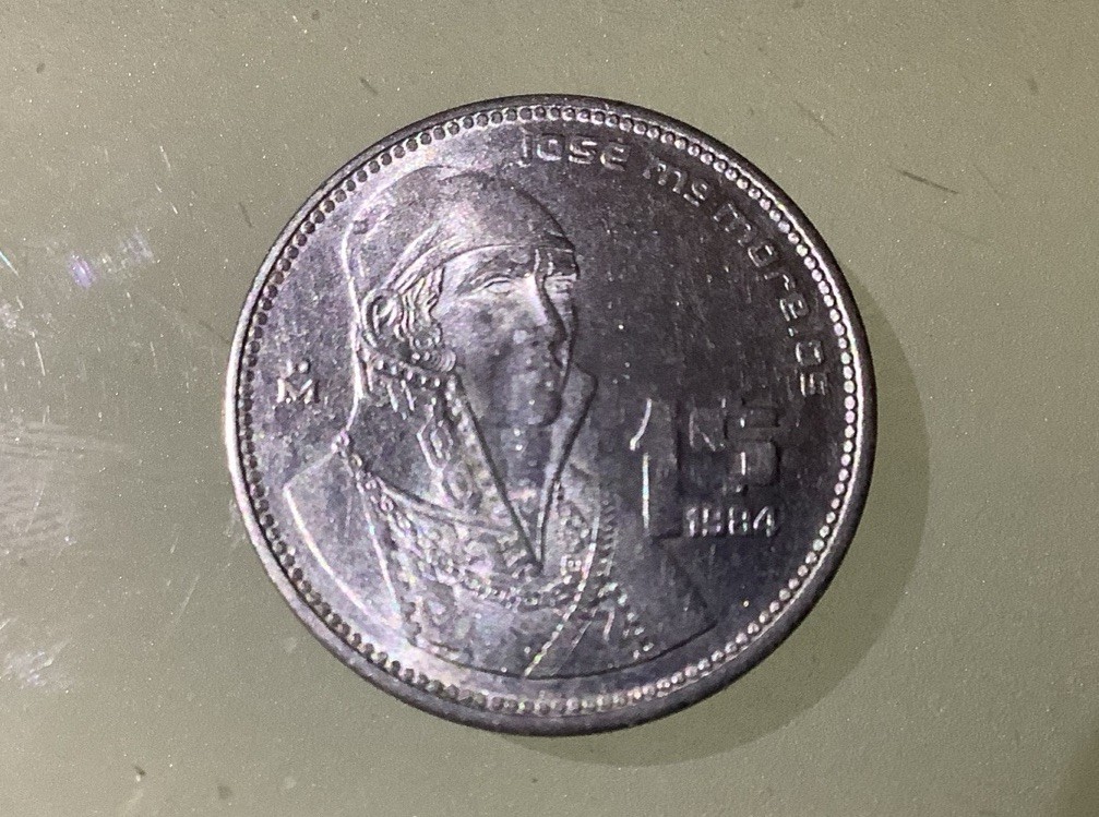 Mexico 1 Peso 1984 AU